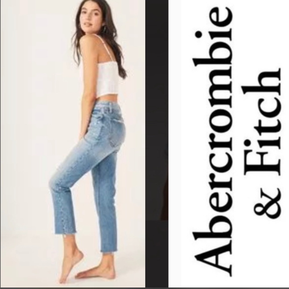 A&F Mom high rise size 4/27